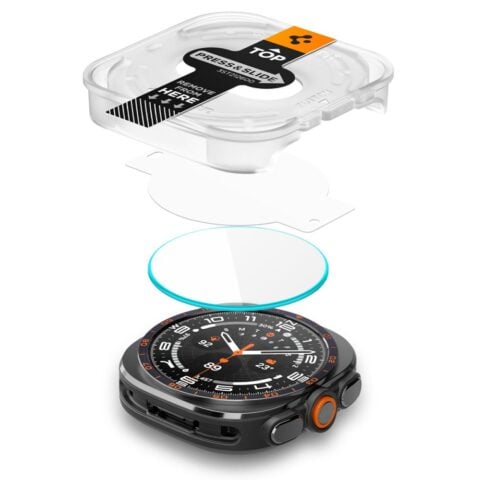 SPIGEN GLAS.TR EZ-FIT AC 2 komada SAMSUNG GALAXY WATCH ULTRA 2 2026 (47 MM), prozirno zaštitno staklo - Slika 5