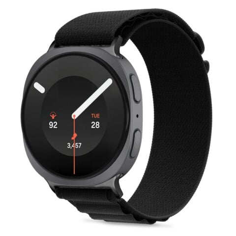 5 TECH-PROTECT NYLON PRO narukvica SAMSUNG GALAXY WATCH 8 / 9 / CLASSIC (40 / 44 / 46 mm) crna - Slika 1