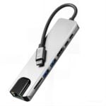 Tech-Protect HB09 Hub 8u1 Type C to 2 x USB + Type C + HDMI 4K 60HZ + SD/TF + PD100W + RJ45 - Slika 6