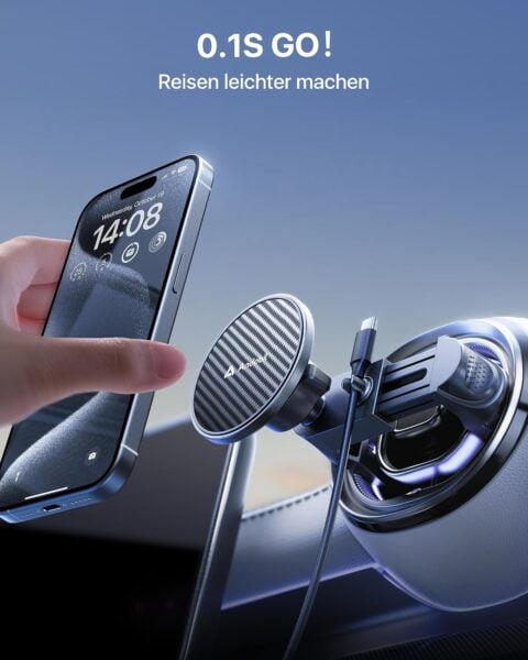 Nosač mobitela MAGSAFE Mercedes Benz A/B/C/E/S-Klasse/Sprinter/W206/ Audi za iPhone Samsung - Slika 6