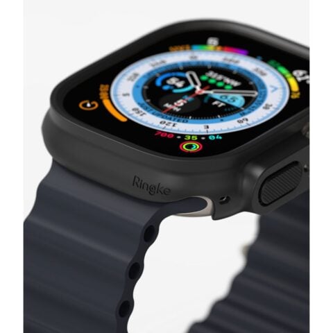 RINGKE SLIM 2-komada zaštite za APPLE WATCH ULTRA prozirna & crna (2 komada) - Slika 6