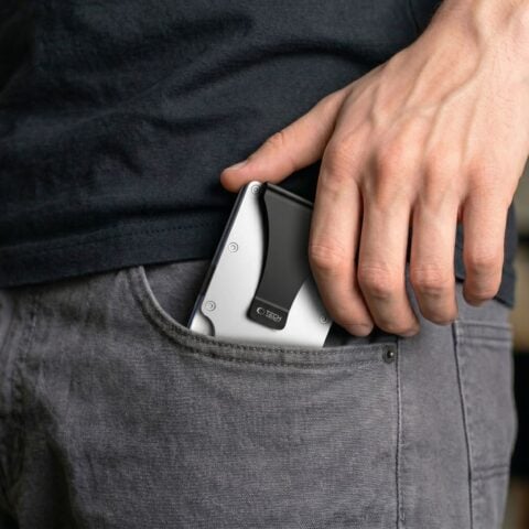 Tech-Protect Thorn novčanik s karticama RFID signal blocker (sivi) - Slika 5