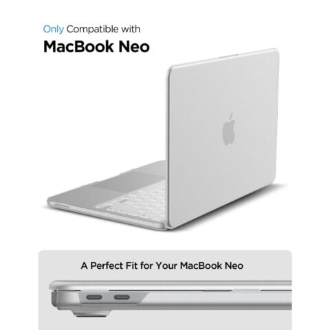 Maska SPIGEN AIRSKIN za MacBook NEO 13 2026 (FROST CLEAR) - Slika 6