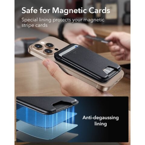 ESR CLASSIC RFID MAGNETIC STAND novčanik MAGSAFE (crni) - Slika 7
