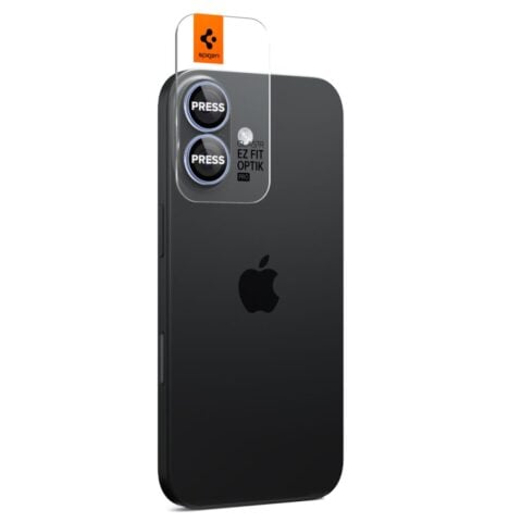 2x SPIGEN OPTIK PRO GLAS.TR ”EZ FIT” CAMERA PROTECTOR za iPHONE 16 / 16 PLUS / 17 (plava) - Slika 7