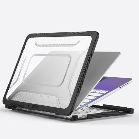Tech-Protect Kevlar Pro futrola za Macbook Neo 13 2026 crno/prozirna - Slika 7
