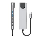 Tech-Protect HB09 Hub 8u1 Type C to 2 x USB + Type C + HDMI 4K 60HZ + SD/TF + PD100W + RJ45 - Slika 7