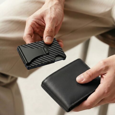 Tech-Protect Thorn novčanik s karticama RFID signal blocker (carbon) - Slika 6