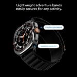 Spigen WBF1 remen za Samsung Galaxy Watch Ultra 1 / 2 2024-2026 47mm (crna) - Slika 6
