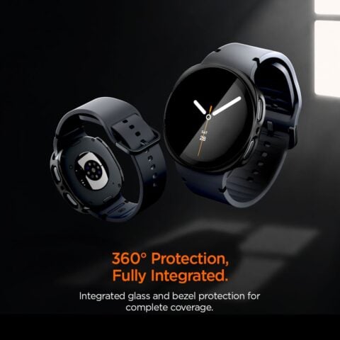 Spigen Thin Fit 360, crna maskica - Samsung Galaxy Watch 9/8 40 mm - Slika 7