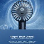 SPIGEN A905 mini prijenosni ručni ventilator (crni) - Slika 8