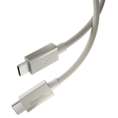 7 SPIGEN EB6015CC ESSENTIAL TIP-C kabel za brzo punjenje 60W 150cm (NATURAL TITANIUM) - Slika 1