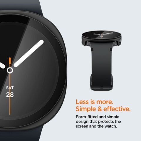 Spigen Thin Fit 360, crna maskica - Samsung Galaxy Watch 9/8 40 mm - Slika 8
