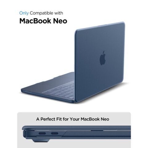 Maska SPIGEN AIRSKIN za MacBook NEO 13 2026 (FROST INDIGO) - Slika 7