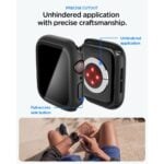 SPIGEN THIN FIT 360 APPLE WATCH 4 / 5 / 6 / SE 1 / 2 / 3 (44 mm) crni - Slika 8