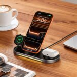 TECH-PROTECT A51 ARCTICBOOST 3u1 magnetski MagSafe bežični punjač 25W QI2.2 crni - Slika 7