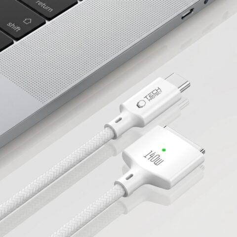 Tech-Protect MMC01 Ultraboost MagSafe 3 punjač za Macbook (Type C priključak) 2M 140W bijeli - Slika 8