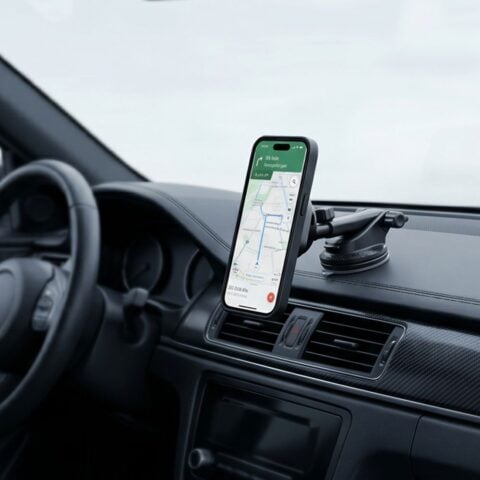 TECH-PROTECT V20 ARCTICBOOST magnetski držač za auto s bežičnim punjačem MagSafe za nadzornu ploču i ventilacijsku rešetku 25W QI2.2 crni - Slika 8