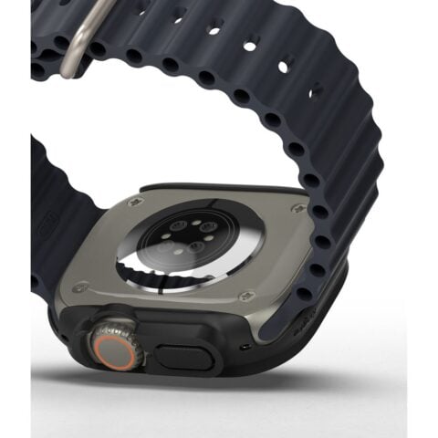 RINGKE SLIM 2-komada zaštite za APPLE WATCH ULTRA prozirna & crna (2 komada) - Slika 9