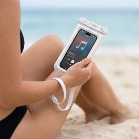 TECH-PROTECT UWC7 FLOATING vodootporna torbica za mobitele do 6,9" inča (bijela) - Slika 7
