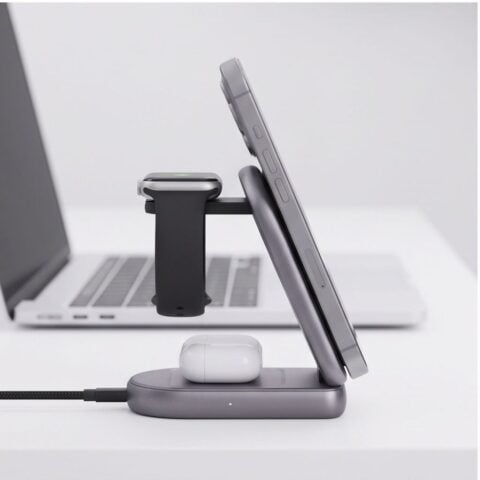TECH-PROTECT A53 magnetski bežični punjač MagSafe 3-u-1, 25 W Qi2.2, tamno sivi - Slika 8