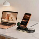 TECH-PROTECT A51 ARCTICBOOST 3u1 magnetski MagSafe bežični punjač 25W QI2.2 crni - Slika 8