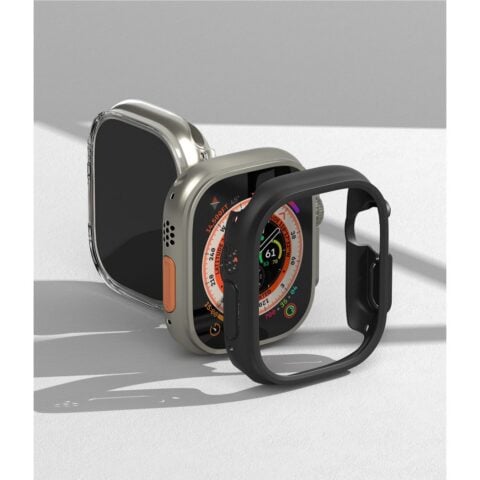 RINGKE SLIM 2-komada zaštite za APPLE WATCH ULTRA prozirna & crna (2 komada) - Slika 10