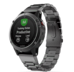 TECH-PROTECT STAINLESS narukvica za GARMIN FENIX 5 / 6 / 6 PRO / 7 / 8 (47 mm) / E (crna) - Slika 3
