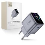 TECH-PROTECT POWERVISION NC45W-GAN, mrežni punjač s 1 priključkom PD 45 W, tamnosivi