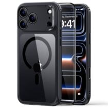 ESR CLASSIC HYBRID MAGSAFE i kaljeno staklo za iPhone 17 PRO / 18 PRO (CLEAR/BLACK)