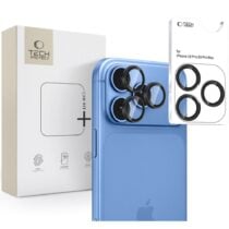 TECH-PROTECT CAMRING FIT+ zaštita kamere za iPHONE 18 PRO / MAX (crni rub)