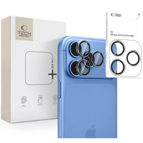 1 TECH-PROTECT CAMRING FIT+ zaštita kamere za iPHONE 18 PRO / MAX (prozirna) - Slika 1