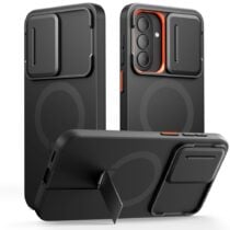 TECH-PROTECT KEVLAR AURA MAGSAFE zaštita Samsung GALAXY A57 (BLACK/ORANGE)