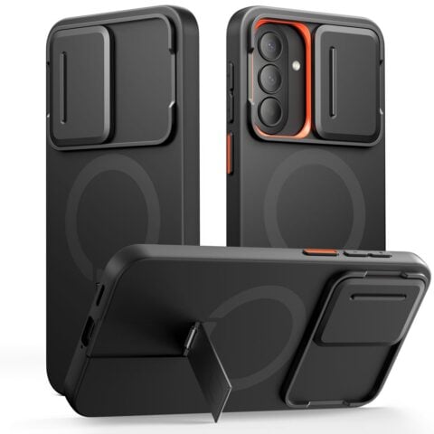 1 TECH-PROTECT KEVLAR AURA MAGSAFE zaštita Samsung GALAXY A57 (BLACK/ORANGE) - Slika 1