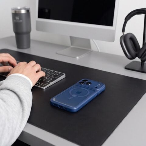TECH-PROTECT MAGPEAK MAGSAFE CC iPhone 17 PRO MAX / 18 PRO MAX (DEEP BLUE/CLEAR) - Slika 11