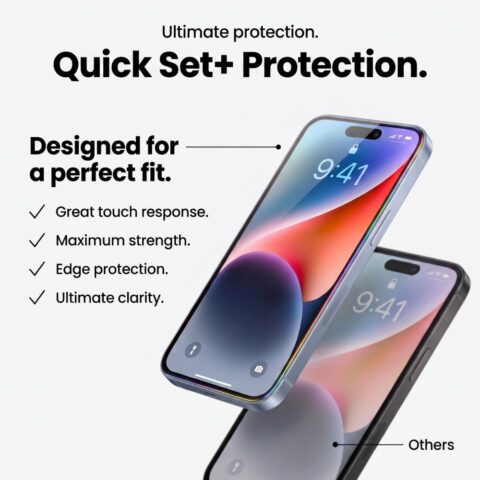 TECH-PROTECT QUICK SET+ 2 kaljena stakla za iPHONE 18 PRO MAX (sa aplikatorom) - Slika 7