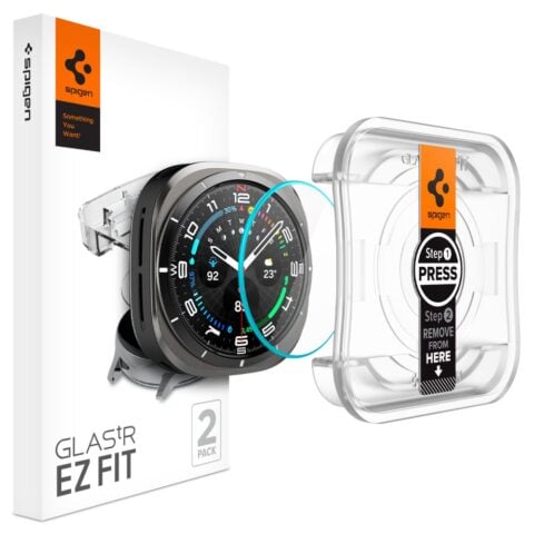 11 Spigen Glass tR EZ Fit 2 komada prozirno - Samsung Galaxy Watch Ultra - Slika 1