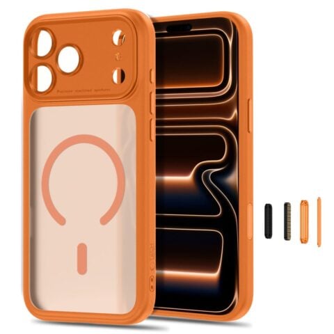 TECH-PROTECT MAGPEAK MAGSAFE CC iPhone 17 Pro / 18 Pro (MATTE COSMIC ORANGE) - Slika 10
