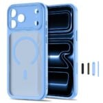 TECH-PROTECT MAGPEAK MAGSAFE CC iPhone 17 Pro / 18 Pro (MATTE LIGHT BLUE) - Slika 3