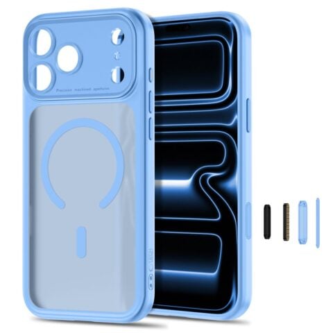 TECH-PROTECT MAGPEAK MAGSAFE CC iPhone 17 Pro / 18 Pro (MATTE LIGHT BLUE) - Slika 3
