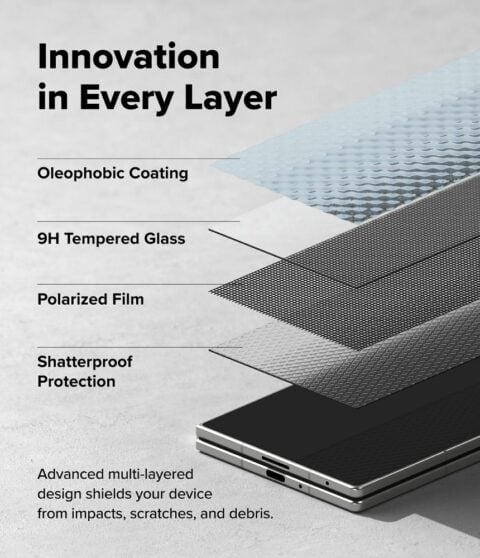 2x RINGKE COVER DISPLAY EASY SLIDE, 2 komada, GALAXY Z FOLD 8 Ultra (privacy) - Slika 11