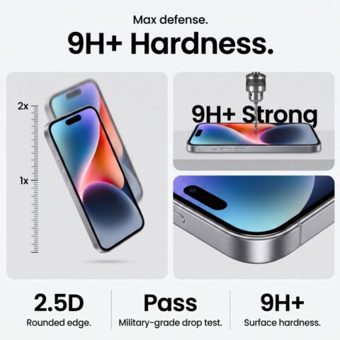 TECH-PROTECT QUICK SET+ 2 kaljena stakla za iPHONE 18 PRO MAX (sa aplikatorom) - Slika 9