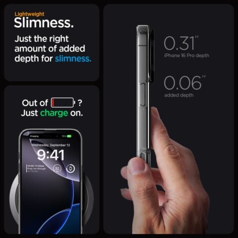 SPIGEN LIQUID CRYSTAL MAG MAGSAFE zaštita za iPHONE 16 PRO (prozirna) - Slika 18