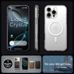 SPIGEN LIQUID CRYSTAL MAG MAGSAFE zaštita za iPHONE 16 PRO (prozirna) - Slika 19
