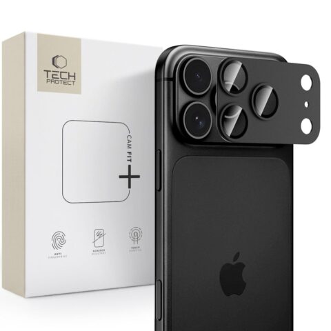 TECH-PROTECT CAMFULL FIT+ zaštita za leće kamere iPHONE 18 PRO MAX (crna) - Slika 1