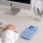 TECH-PROTECT MAGPEAK MAGSAFE CC iPhone 17 Pro / 18 Pro (MATTE LIGHT BLUE) - Slika 5