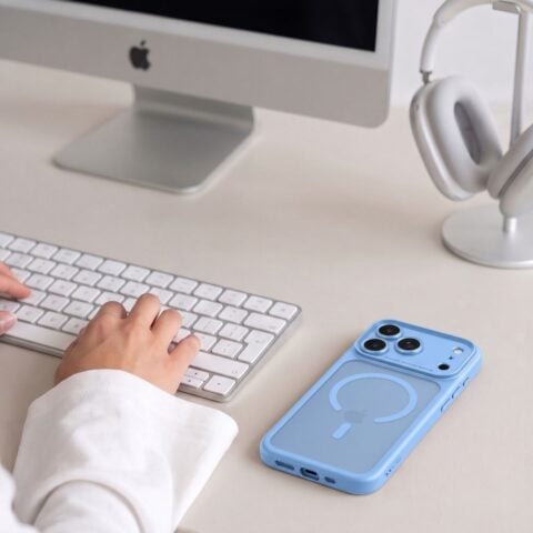 TECH-PROTECT MAGPEAK MAGSAFE CC iPhone 17 Pro / 18 Pro (MATTE LIGHT BLUE) - Slika 5