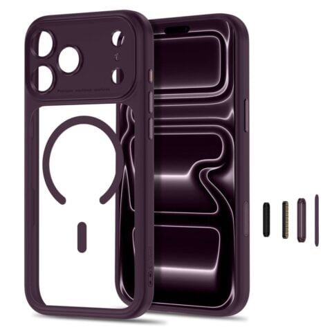TECH-PROTECT MAGPEAK MAGSAFE CC iPhone 17 Pro / 18 Pro (BURGUNDY) - Slika 3