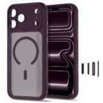 TECH-PROTECT MAGPEAK MAGSAFE CC iPhone 17 Pro / 18 Pro (MATTE BURGUNDY) - Slika 3