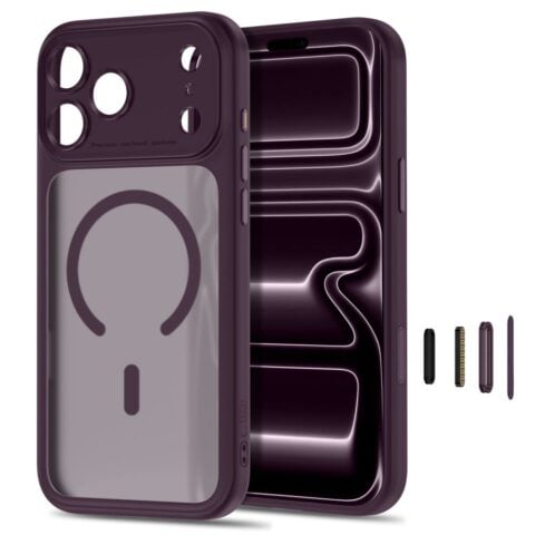 TECH-PROTECT MAGPEAK MAGSAFE CC iPhone 17 Pro / 18 Pro (MATTE BURGUNDY) - Slika 3